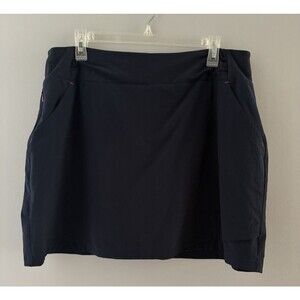Title Nine Skort Skirt Size XL Dark Blue Performance Stretch Pickleball Golf